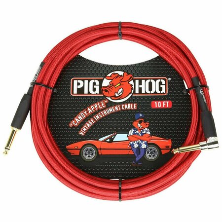 EZGENERATION Vintage Series Instrument Cable - Candy Apple Red - 10 ft. EZ3828457